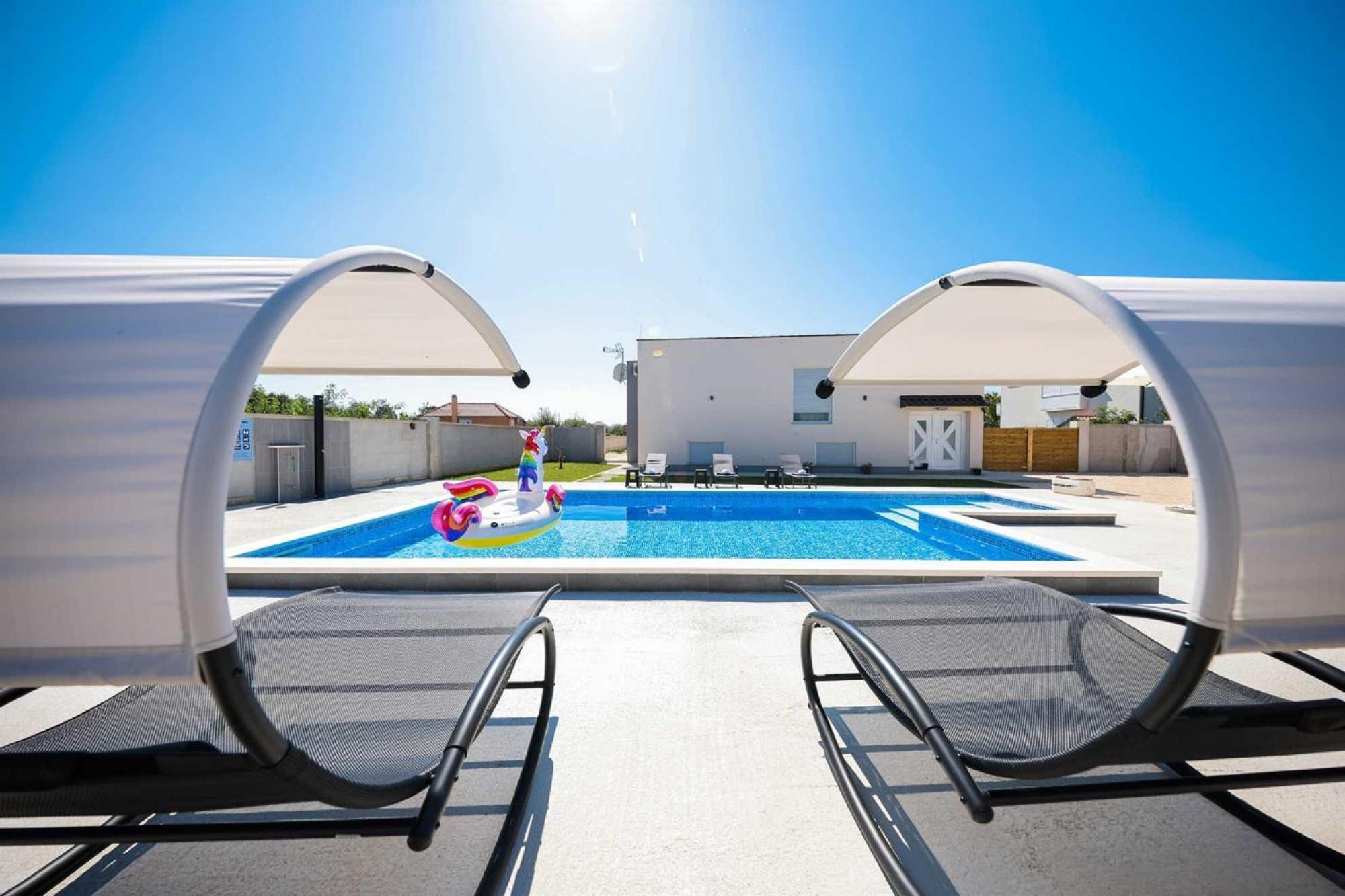 Villa Miranda With Pool Zaton  Exterior photo