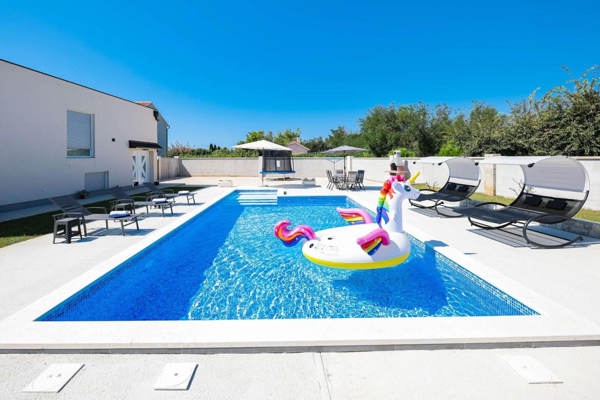 Villa Miranda With Pool Zaton  Exterior photo