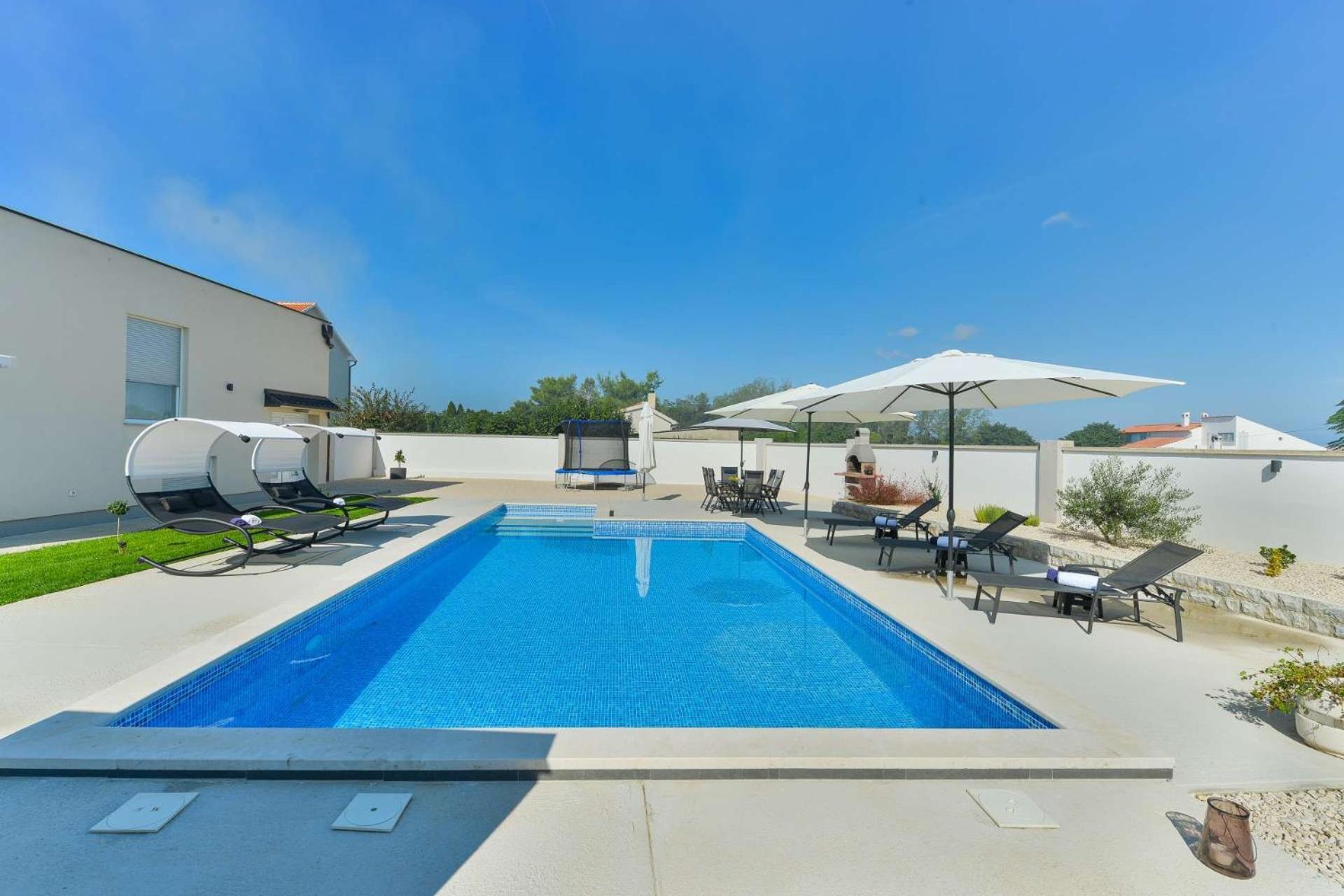 Villa Miranda With Pool Zaton  Exterior photo